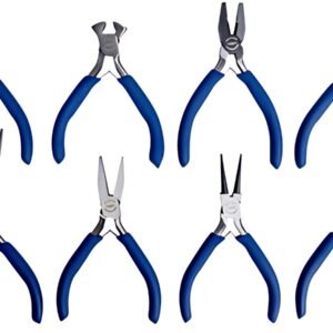 BRÜDER MANNESMANN Kit de pinces pour électronique, 8 pièces