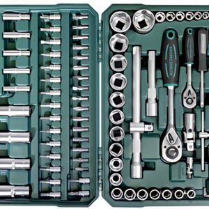 BRÜDER MANNESMANN Jeu de douilles 1/4" + 1/2", 94 pièces