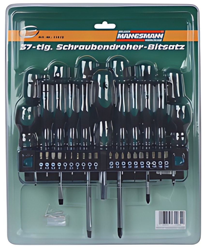 BRÜDER MANNESMANN Kit de tournevis, 37 pièces