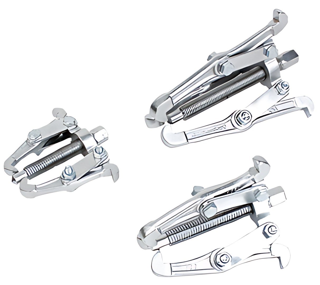 BRÜDER MANNESMANN Kit d'extracteurs, 3 pièces, galvanisé