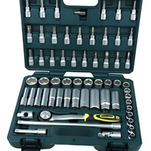 BRÜDER MANNESMANN Jeu de douilles 3/8" (10 mm), 61 pièces