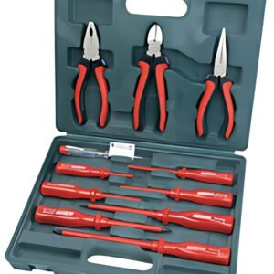 BRÜDER MANNESMANN Kit de tournevis & pinces VDE, 11 pièces