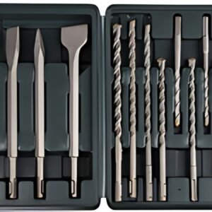 BRÜDER MANNESMANN Kit de forets & burins SDS PLUS, 13 pièces