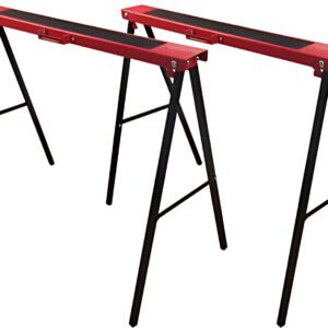 BRÜDER MANNESMANN Kit de tréteaux pliants, 2 pièces