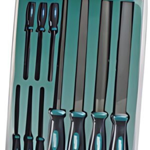 BRÜDER MANNESMANN Kit de limes d'atelier, 10 pièces, blister
