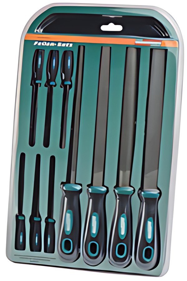 BRÜDER MANNESMANN Kit de limes d'atelier, 10 pièces, blister