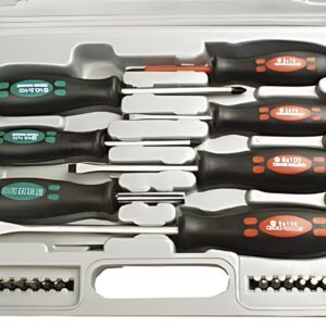 BRÜDER MANNESMANN Kit de tournevis, 21 pièces, avec embouts