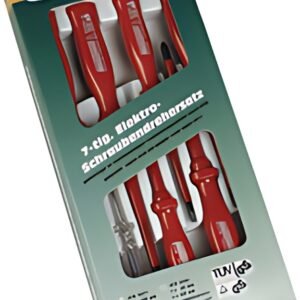 BRÜDER MANNESMANN Kit de tournevis VDE, 7 pièces