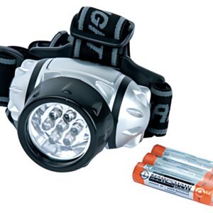 BRÜDER MANNESMANN Lampe frontale LED, pivotante, à 7 LED