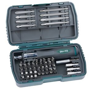 BRÜDER MANNESMANN Kit d'embouts, 53 pièces, boîte plastique