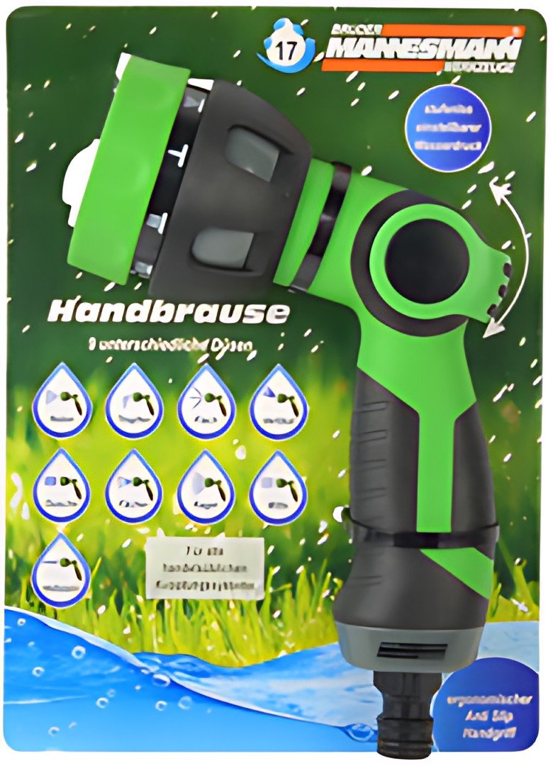 BRÜDER MANNESMANN Douchette de jardin, 9 jets