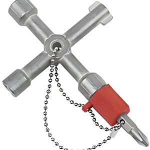 BRÜDER MANNESMANN Mini-clé en croix pour armoire électrique