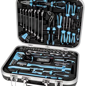 QUANTOOL Jeu d'outils, mallette de 120 pièces