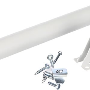 BRÜDER MANNESMANN Ferme-porte pneumatique, blanc