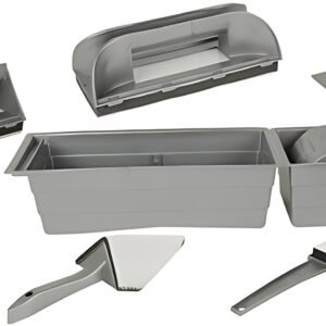 BRÜDER MANNESMANN Kit de peintre, 9 pièces, gris