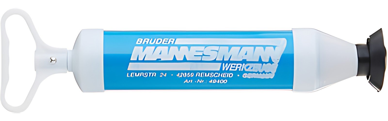 BRÜDER MANNESMANN Pompe de débouchage d'évier, blanc/bleu
