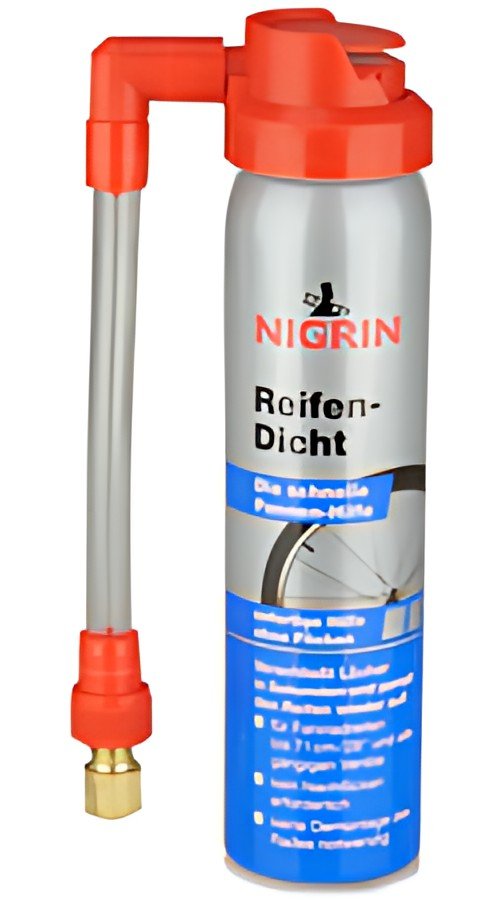 Produit d'étanchéité pour pneus de vélo NIGRIN, 75 ml