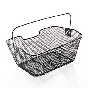 FISCHER Panier pour porte-bagages de vélo, noir