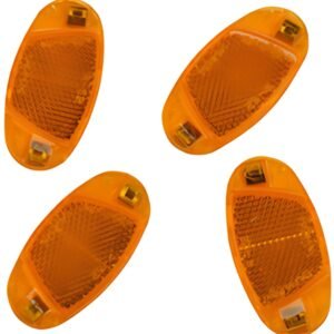FISCHER Kit de réflecteurs pour rayons de vélo, orange