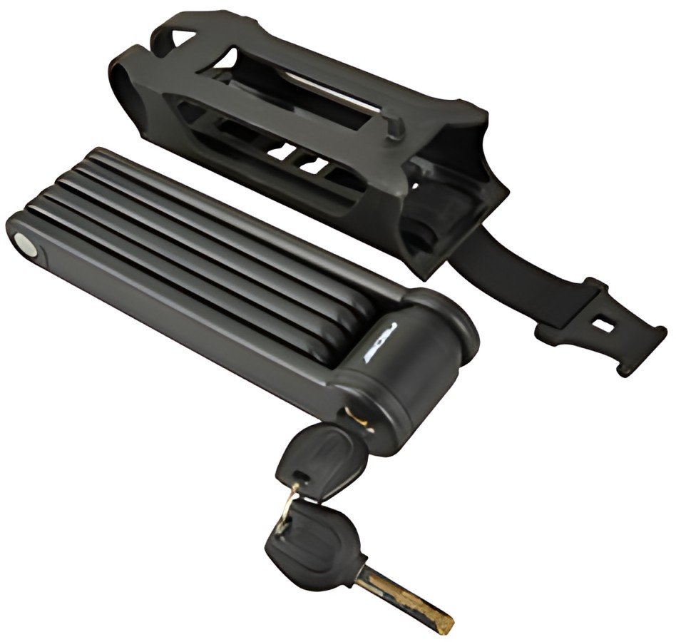 FISCHER Cadenas pliable pour vélo avec support