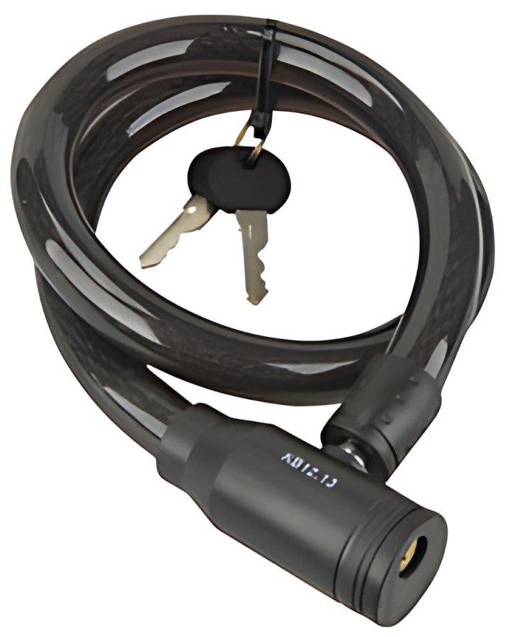 FISCHER Câble antivol, longueur: 800 mm, noir