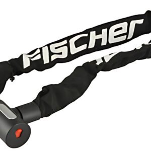 FISCHER Chaîne antivol pour vélo, longueur: 900 mm, noir