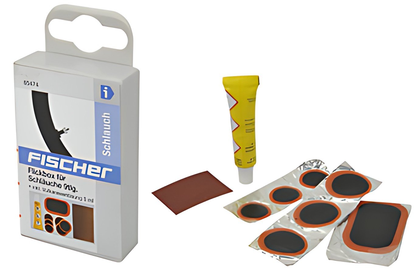 FISCHER Kit de réparation pour vélo, 9 pièces