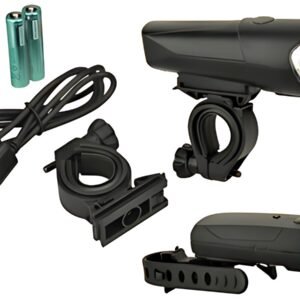 FISCHER Kit d'éclairage LED pour vélo 40/20/10 Lux