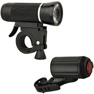 FISCHER Kit d'éclairage LED pour vélo ALU 30/15 Lux