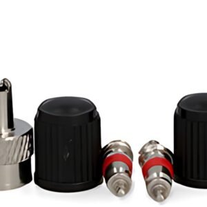 FISCHER Kit de valves voiture pour vélo, 5 pièces