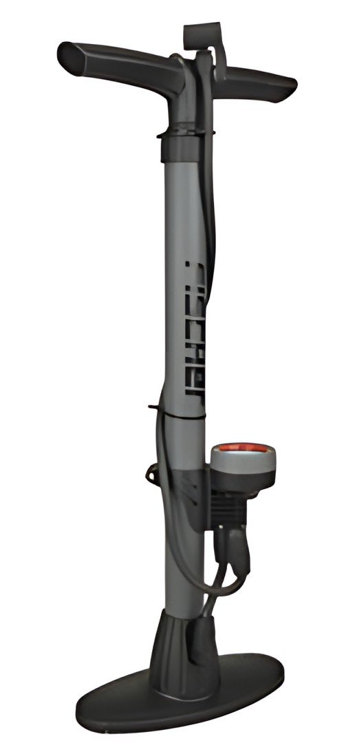 FISCHER Pompe à air verticale pour vélo, pour toute valve