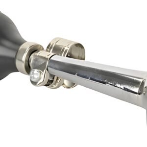FISCHER Klaxon trompe de vélo, chromé, argent