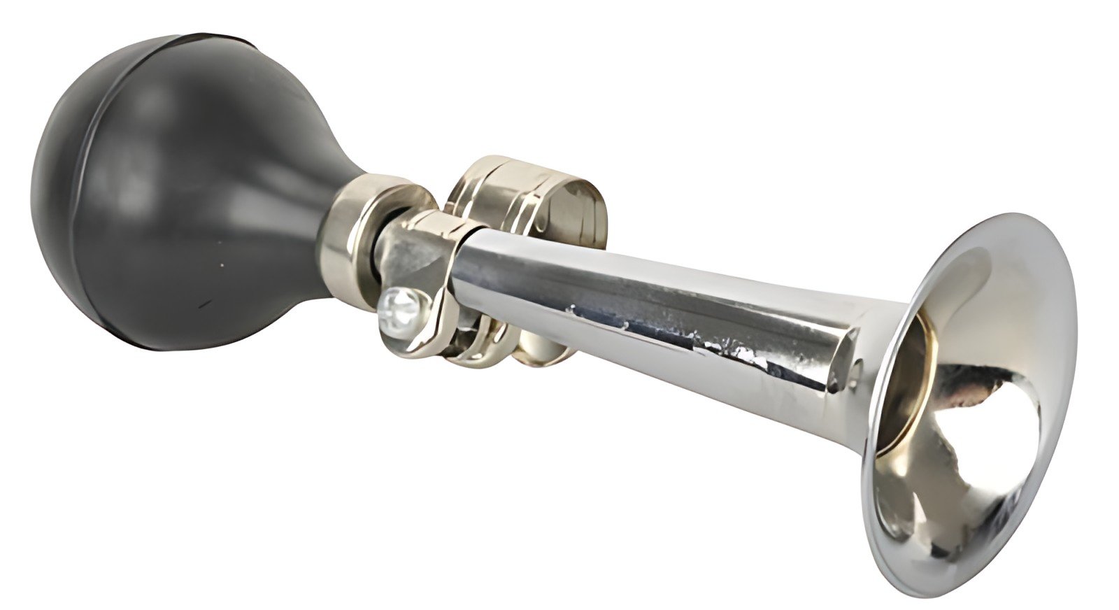 FISCHER Klaxon trompe de vélo, chromé, argent