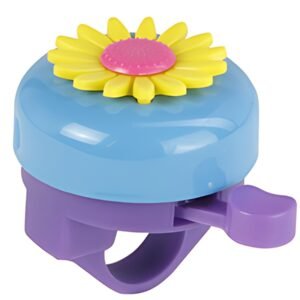 FISCHER Sonnette pour guidon de vélo motif Fleur, assorti