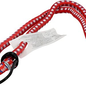 FISCHER Tendeur élastique de vélo, longueur: 1.000 mm, rouge