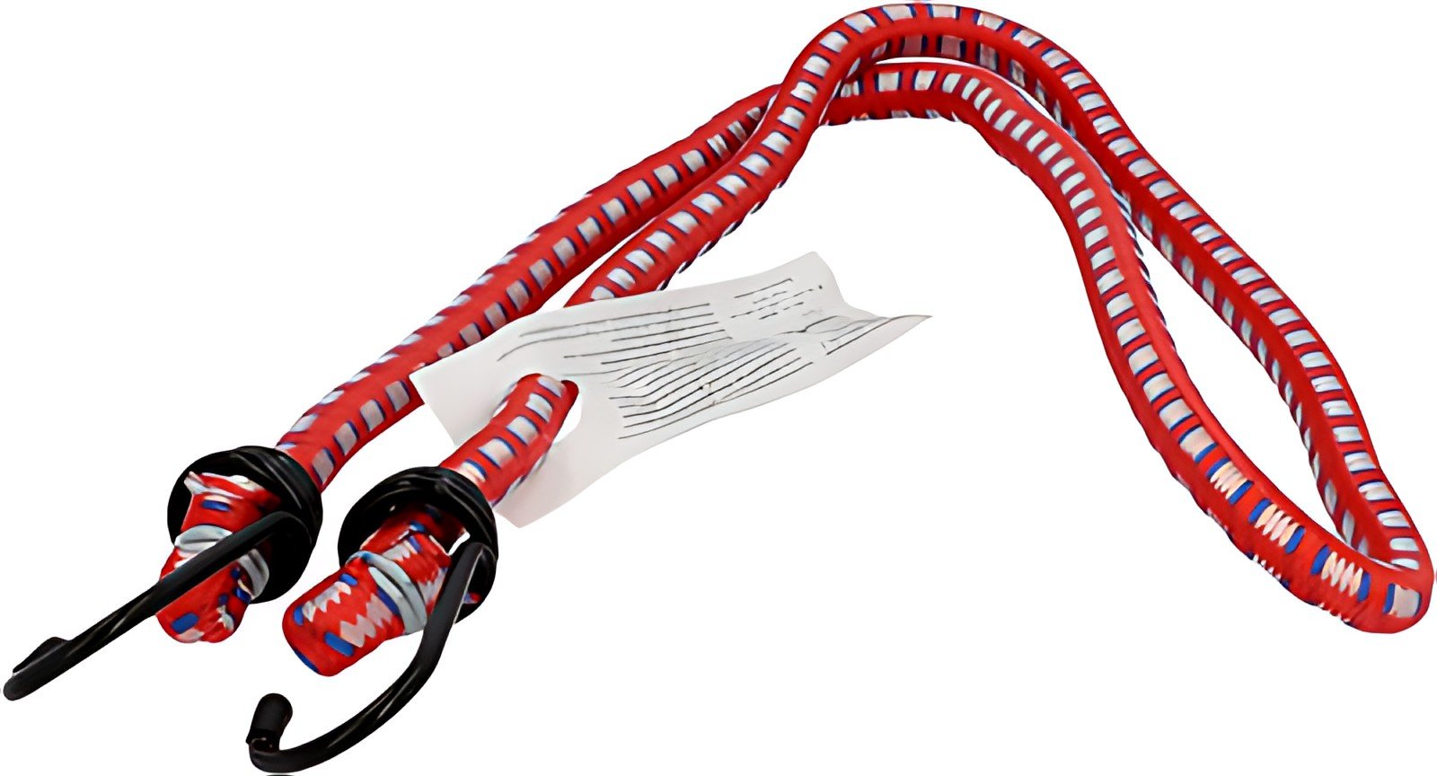FISCHER Tendeur élastique de vélo, longueur: 1.000 mm, rouge