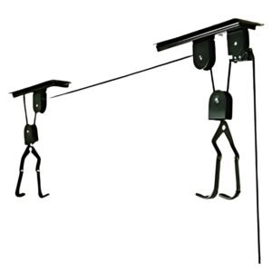 FISCHER Porte-vélo élévateur PLUS, capacité: 30 kg, noir