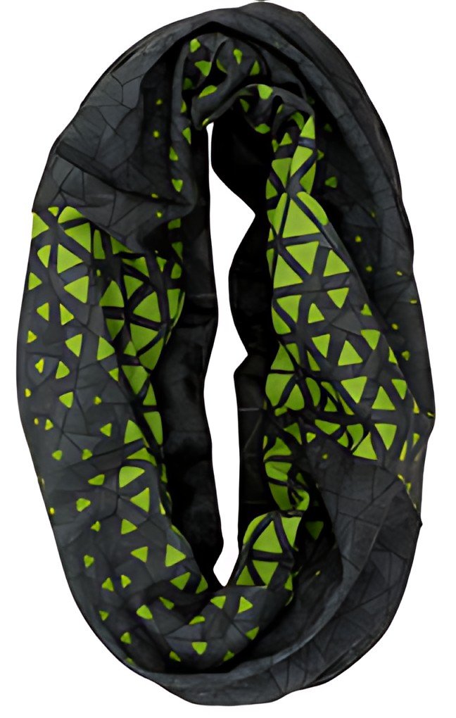 FISCHER Tour de cou, microfibre, anthracite/vert