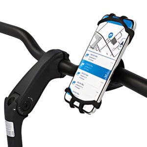 FISCHER Support smartphone pour vélo en silicone, noir