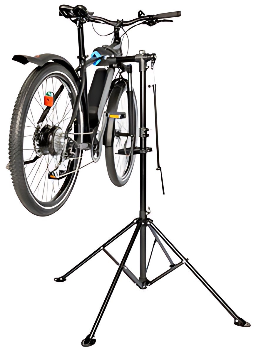 FISCHER Pied d'atelier vélo Premium, charge max. : 35 kg