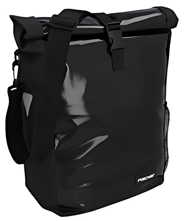 FISCHER Sacoche de vélo type coursier, noir