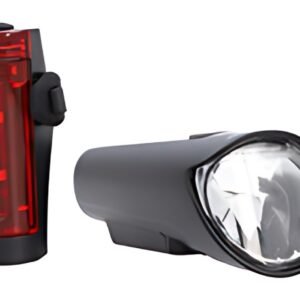 FISCHER Kit d'éclairage LED pour vélo, 45 lux