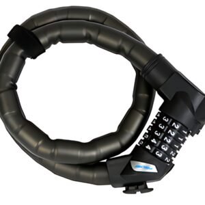 FISCHER Chaîne antivol pour vélo, longueur: 900 mm, noir