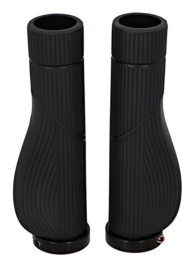 FISCHER Poignée de guidon pour vélo "Grip Ergo Flex", noir