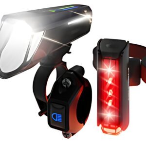 FISCHER Kit d'éclairage LED rechargeable TWIN STOP