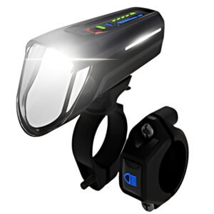 FISCHER Feu avant LED pour vélo, avec pleins phares, 100 lux