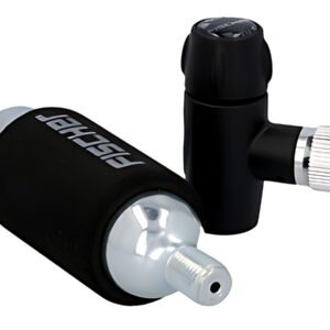 FISCHER Pompe à air pour vélo et cartouche CO2