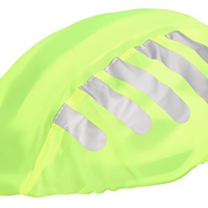 FISCHER Housse imperméable pour casque de vélo, jaune fluo