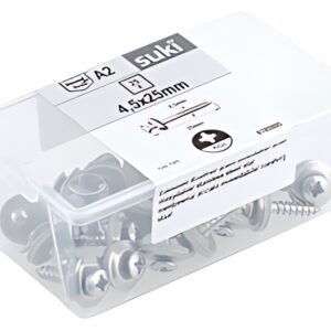 suki. Vis étanches 4,5x65 mm, PZ2, 25 pièces
