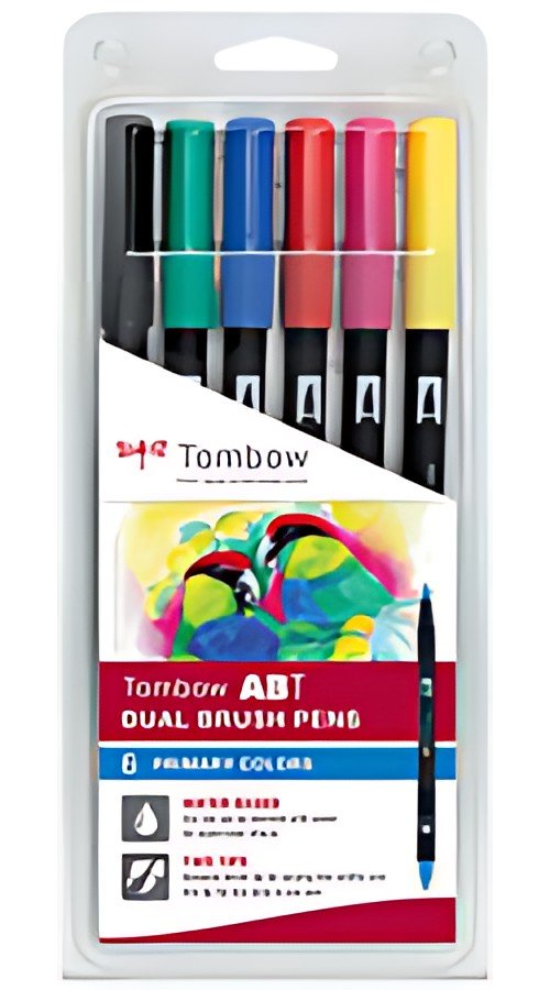 TOMBOW Feutre double pointe "ABT DUAL BRUSH PEN", couleurs